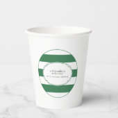 グリーンゴルフキャディ紙カップ 紙コップ (正面)
