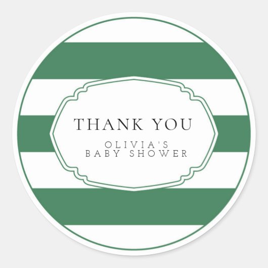 グリーンゴルフギフトシール ラウンドシール (正面)