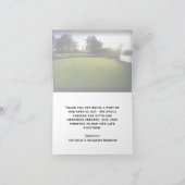 グリーンゴルフコースアットドーン サンキューカード (内部)