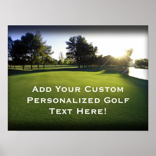 グリーンゴルフコースアットドーン ポスター (正面)