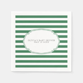 グリーンゴルフベビーシャワーナプキン スタンダードカクテルナプキン