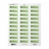 グリーンゴルフボール及びゴルフクラブ住所 シール (フルシート)