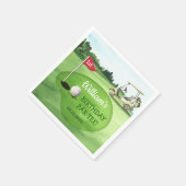 グリーンゴルフ1stバースデーパーティー スタンダードカクテルナプキン (角)