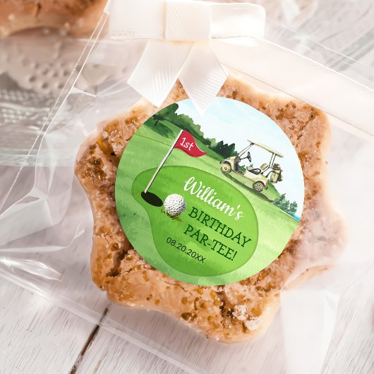 グリーンゴルフ1stバースデーパーティー ラウンドシール