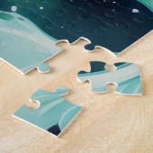 グリーンゴーストリー姿と月 ジグソーパズル (側面)