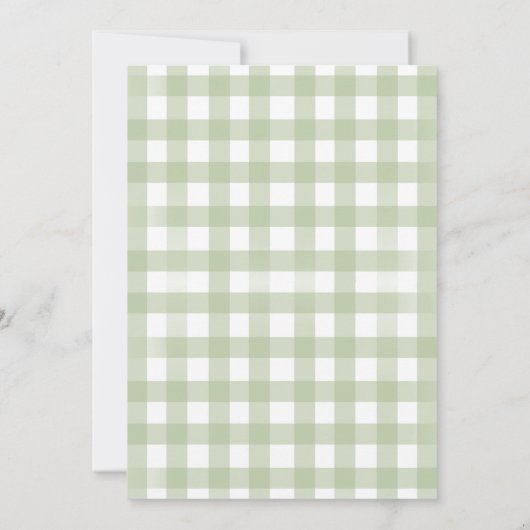 グリーンゴールデンレトリエバーゴールデンイヤー初誕生日 招待状 (裏面)