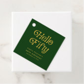 グリーンゴールドの50歳の誕生日パーティーファバータグ フェイバータグ (インサイチュ)