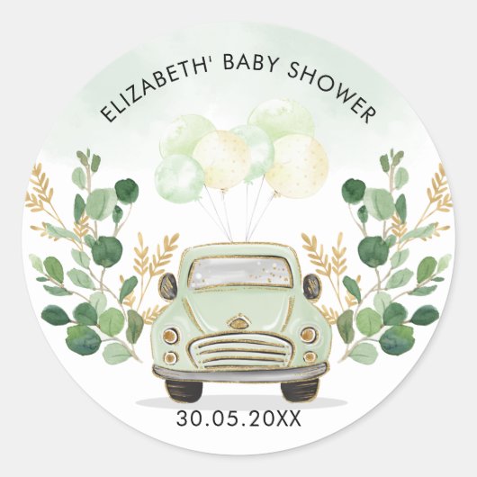 グリーンゴールドアドベンチャートラベル ドライブバイ フェイバーズ ラウンドシール (正面)