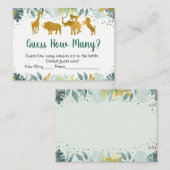 グリーンゴールドサファリ ワイルドワン ゲスハウメニ ゲーム エンクロージャーカード (正面/裏面)