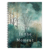 グリーンゴールドツリーズウィズバーズクリスマス ノートブック (正面)