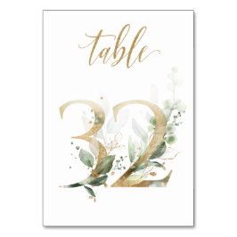 グリーンゴールドリーフ テーブル32 テーブルナンバー