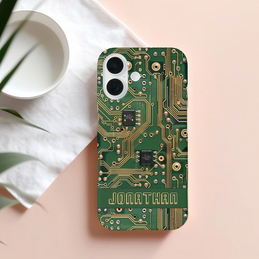 グリーンゴールド基板 パーソナライズデザイン Case-Mate iPhoneケース