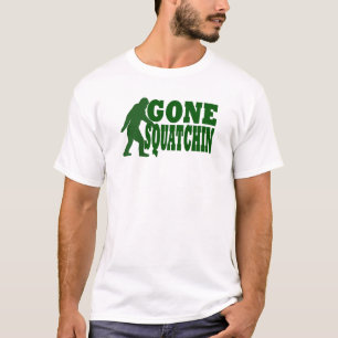 グリーンゴーンスクアッチンのスローガン文字 Tシャツ