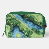 グリーンサイドゲタウェイ：ゴルファーのモノグラムのDopp Kit ドップキット (裏面)