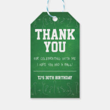 グリーンサッカースポーツバースデーパーティーメッセージカード