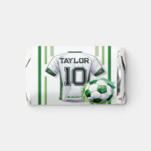 グリーンサッカースポーツボーイジャージー子供の誕生日パーティー