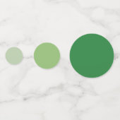 グリーンサッカーポーツボーイジャージーキッズテーブル紙吹雪 コンフェッティ (裏面)