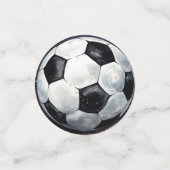 グリーンサッカーポーツボーイジャージーキッズテーブル紙吹雪 コンフェッティ (スモール正面)