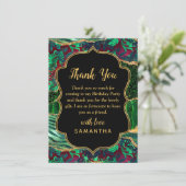 グリーンサファリアゲート誕生日 サンキューカード (スタンド正面)