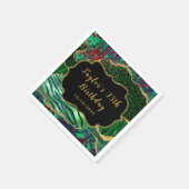 グリーンサファリアゲート誕生日 スタンダードカクテルナプキン (角)