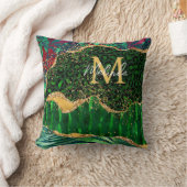 グリーンサファリアニマルプリントゲート クッション (ブランケット)