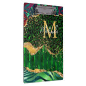 グリーンサファリアニマルプリントゲート クリップボード (右)