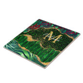 グリーンサファリアニマルプリントゲート タイル (側面)