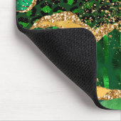 グリーンサファリアニマルプリントゲート マウスパッド (コーナー)