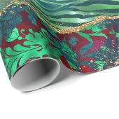 グリーンサファリアニマルプリントゲート ラッピングペーパー (ロールコーナー)