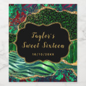 グリーンサファリゲートSweet sixteen ワインラベル (シングルラベル)