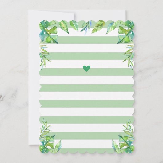 グリーンサファリジャングル第1期生の誕生日パーティー 招待状 (裏面)