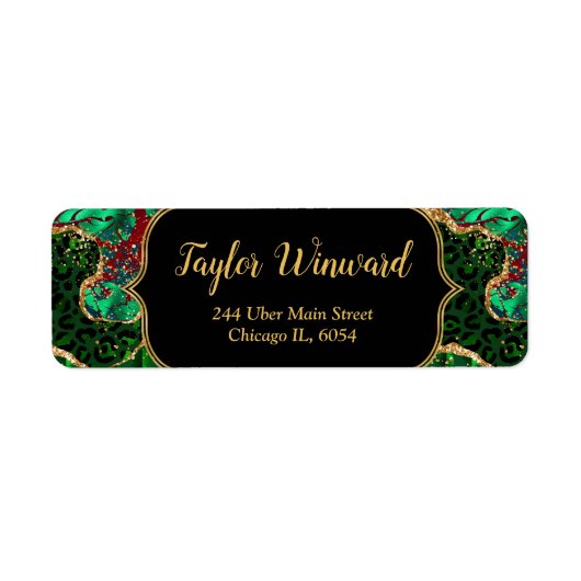 グリーンサファリ瑪瑙 ラベル (正面)