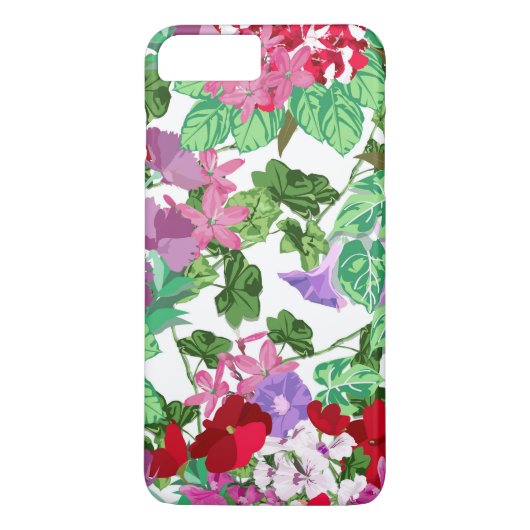 グリーンサマーフラワーガーデン Case-Mate iPhoneケース (裏面)