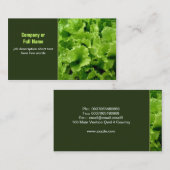 グリーンサラダの名刺 名刺 (正面/裏面)