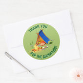 グリーンサンキューアドベンチャーバースデーパーティー ラウンドシール (封筒)