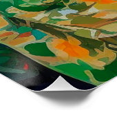 グリーンサングラスの女性 ポスター (コーナー)