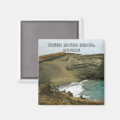 グリーンサンズビーチハワイ マグネット (正面/裏面)