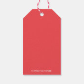 グリーンサンタカスタムラベル ギフトタグ (裏面)