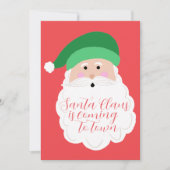 グリーンサンタクリスマスフォトカード シーズンカード (正面)