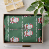 グリーンサンタクロースカスタマイズキッズクリスマス 薄葉紙 (ギフト)