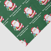 グリーンサンタクロースカスタマイズキッズクリスマス 薄葉紙 (詳細)