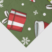 グリーンサンタクロース帽子 |クリスマスティッシュペーパー 薄葉紙 (詳細)