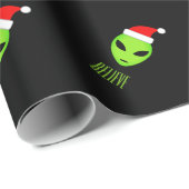 グリーンサンタクロース火星聖降誕祭ラッピング紙 ラッピングペーパー (ロールコーナー)