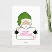 グリーンサンタスーツのカード シーズンカード (裏面)