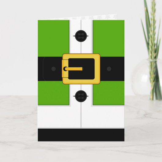 グリーンサンタスーツのカード シーズンカード (正面)