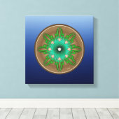 グリーンサン キャンバスプリント (インサイチュ (ウッドフロア))