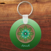 グリーンサン キーホルダー (正面)