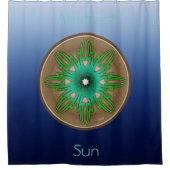 グリーンサン シャワーカーテン (正面)