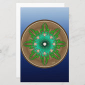 グリーンサン 便箋 (正面/裏面)