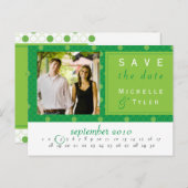 グリーンサークル日付カードの保存 案内ポストカード (正面/裏面)